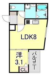 MOVE甲子園EASTの物件間取画像